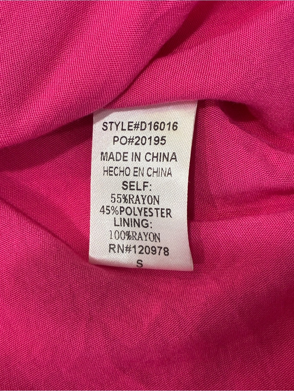 entro Hot Pink Tiered Midi Dress with Ruffle Sleeves 007 - Picture 8 of 9